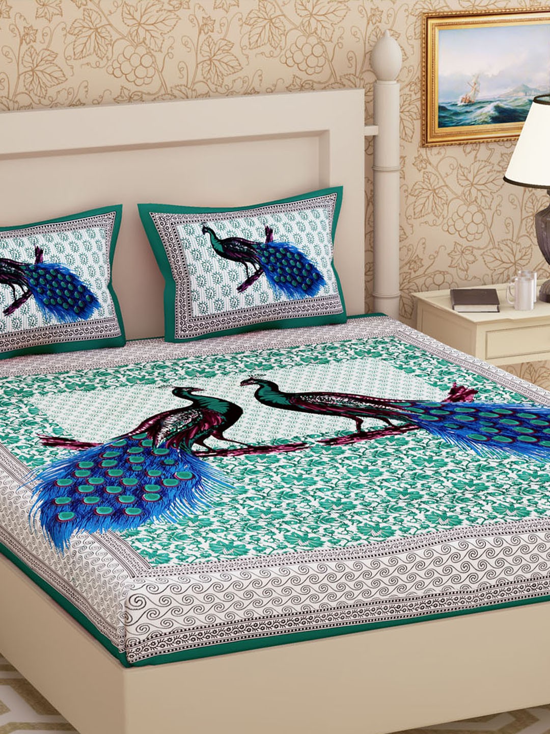 

Urban Magic Unisex Green Bedsheets
