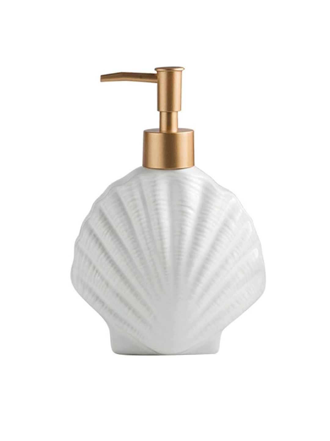 

FabSeasons White Solid Ceramic Soap Dispenser 420ml