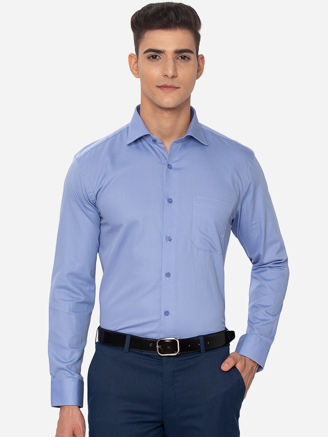 

JADE BLUE Men Blue Casual Shirt