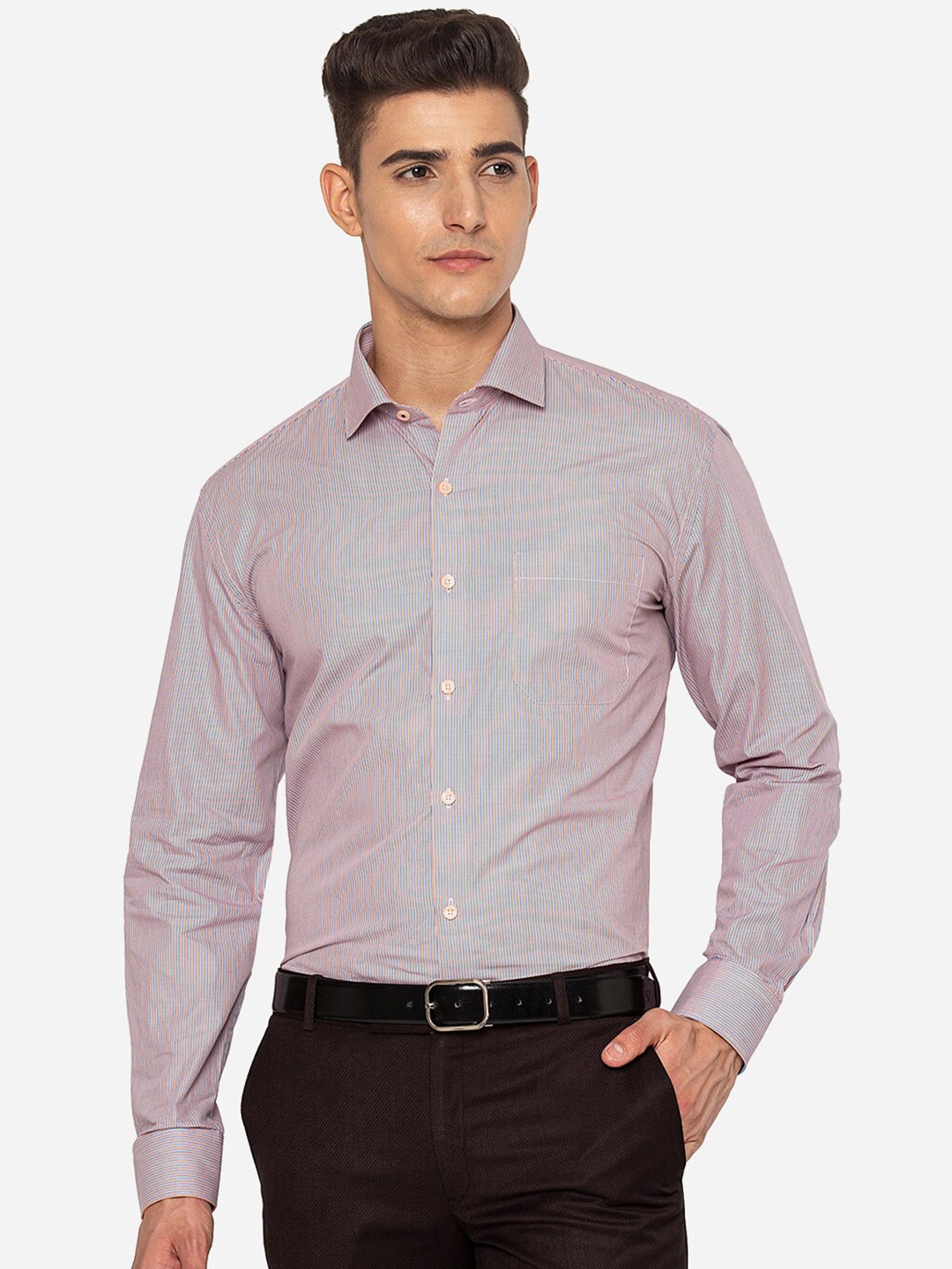 

JADE BLUE Men Grey Casual Shirt