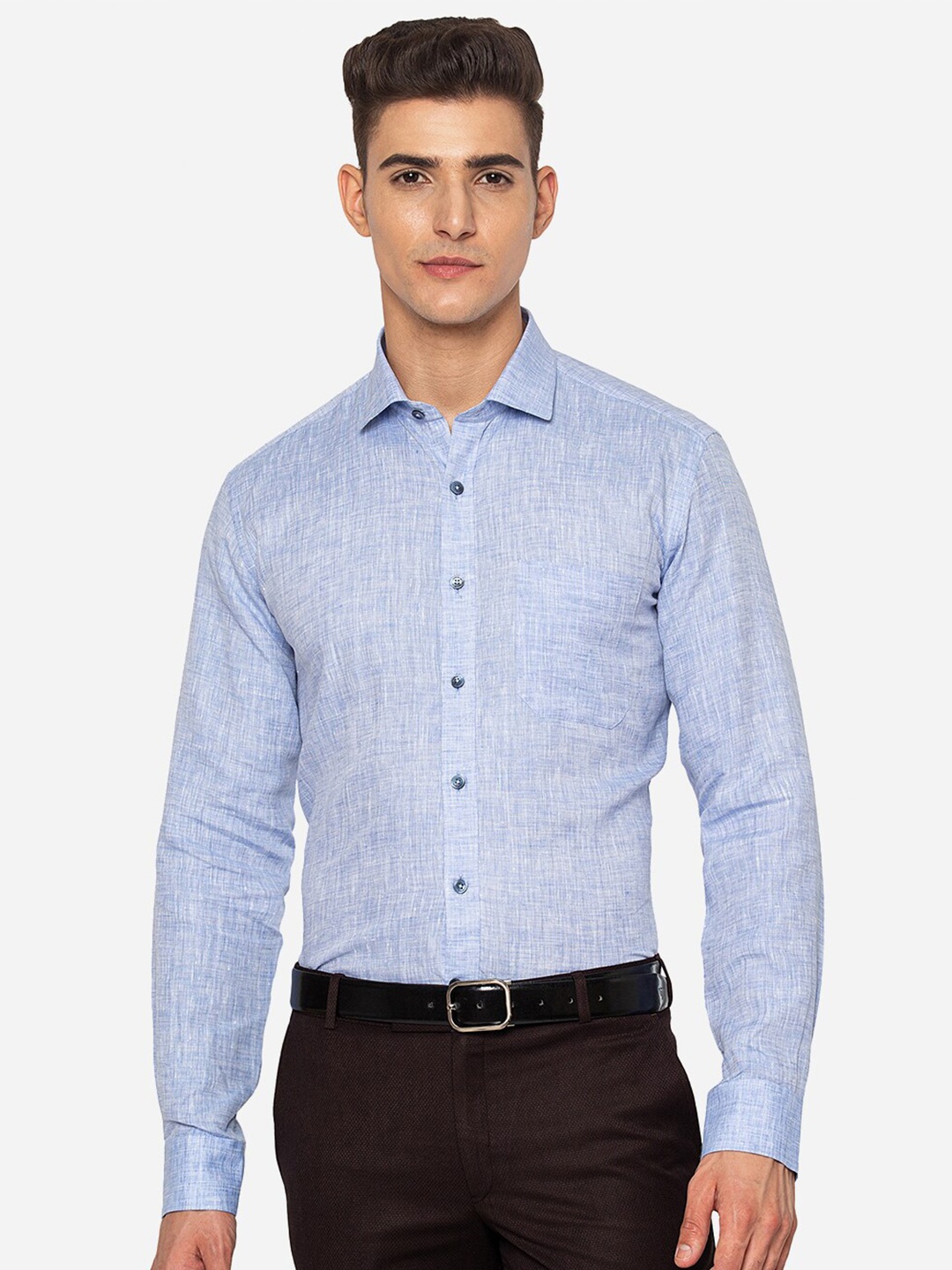 

JADE BLUE Men Blue Formal Shirt