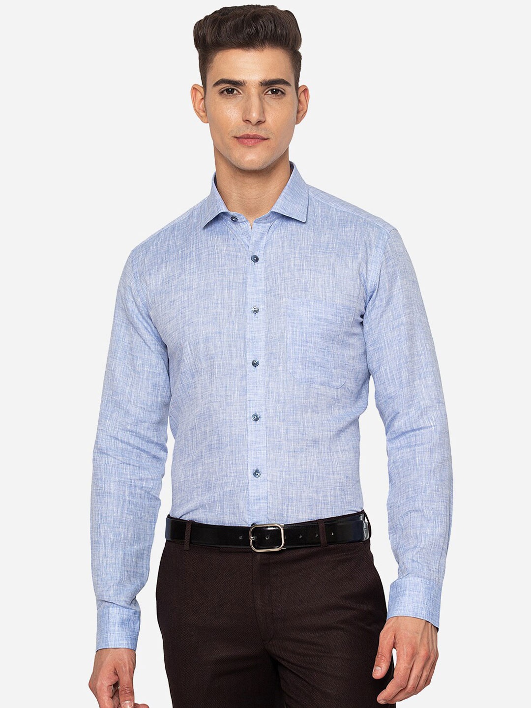 

JADE BLUE Men Blue Formal Shirt