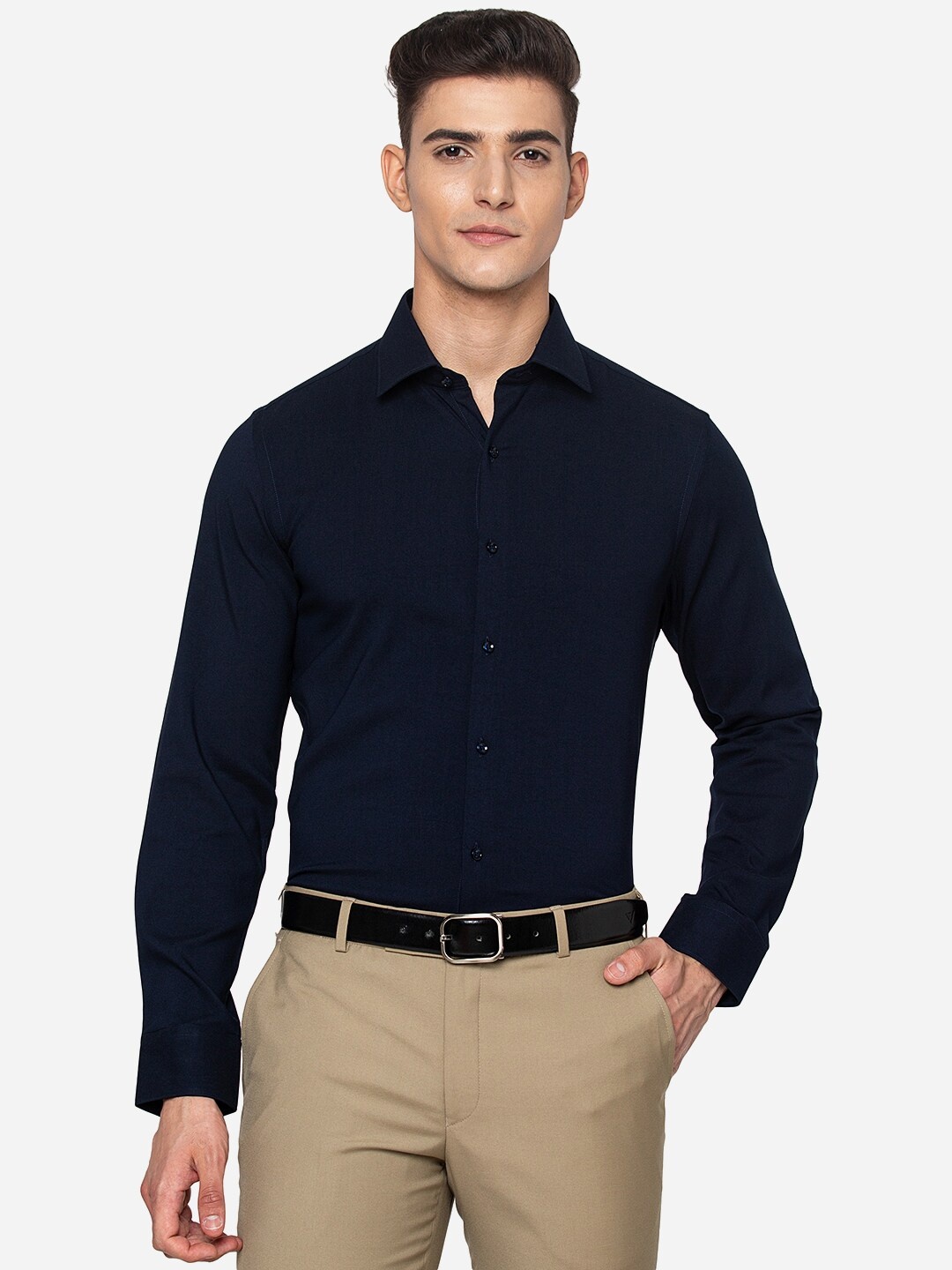

JB STUDIO Men Blue Slim Fit Formal Shirt