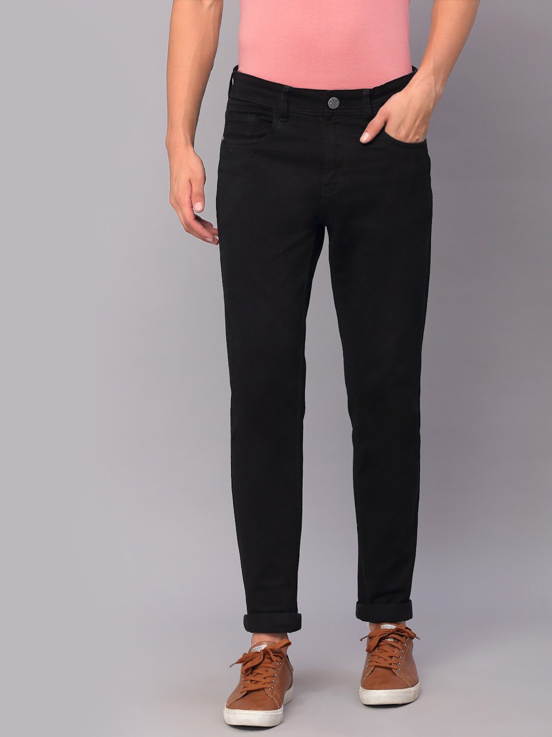 

TNG Men Black Slim Fit Stretchable Jeans