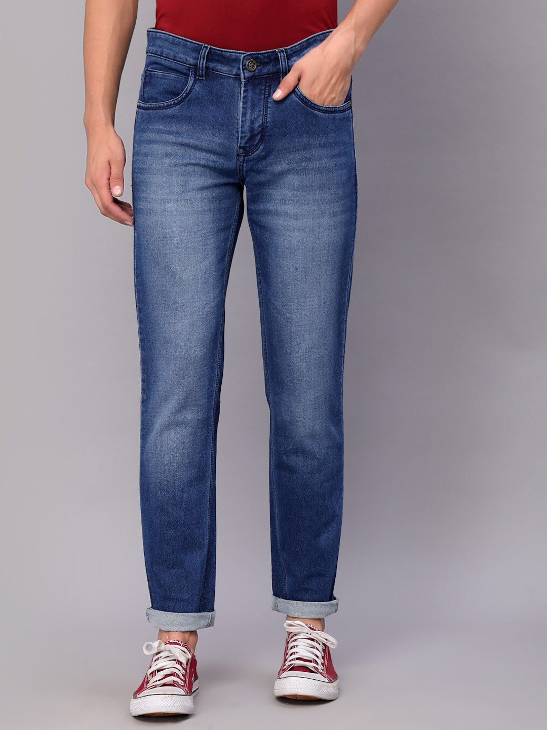 

TNG Men Blue Slim Fit Light Fade Stretchable Jeans