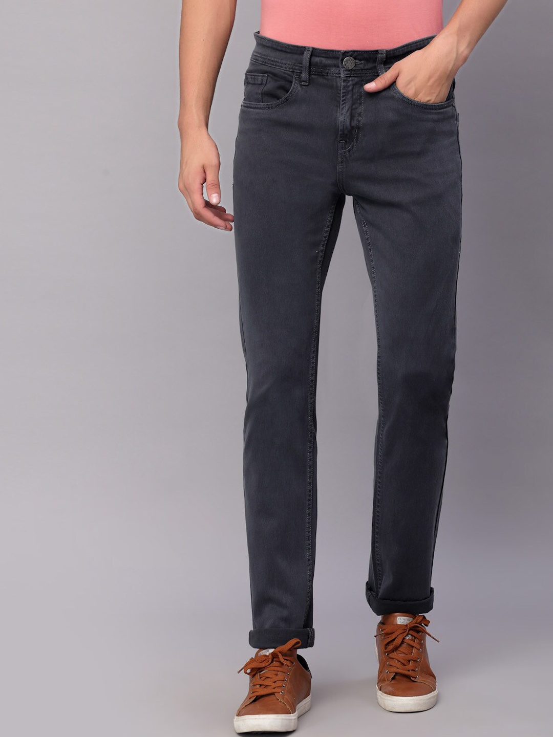 

TNG Men Grey Slim Fit Stretchable Jeans