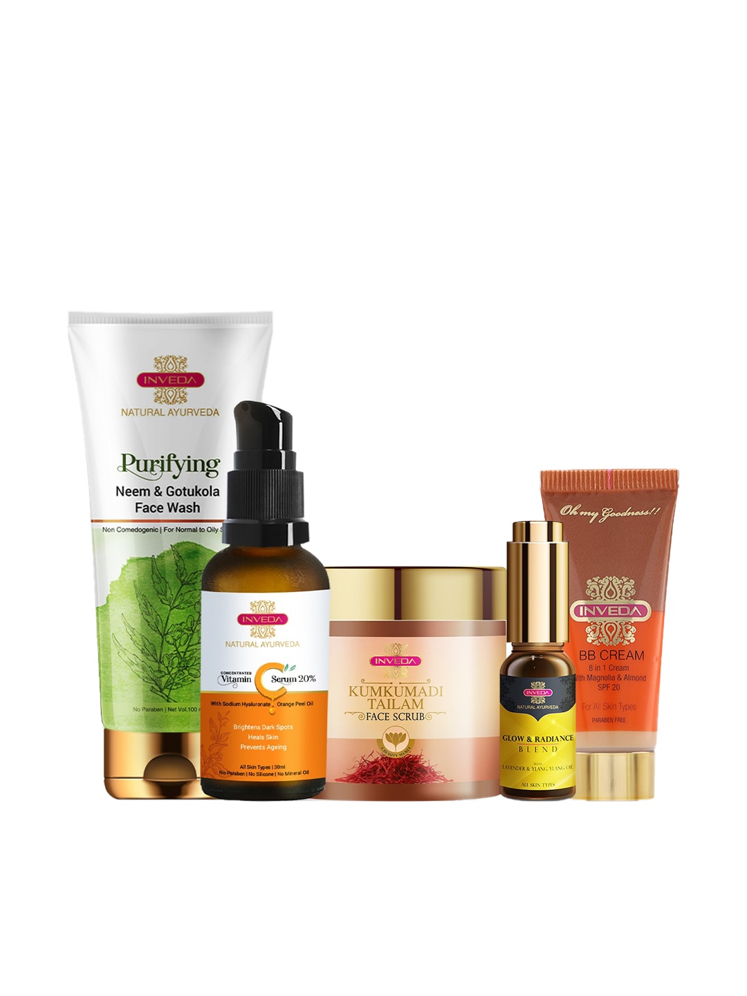 

Inveda Saundarya Skincare Combo Kit, Multi
