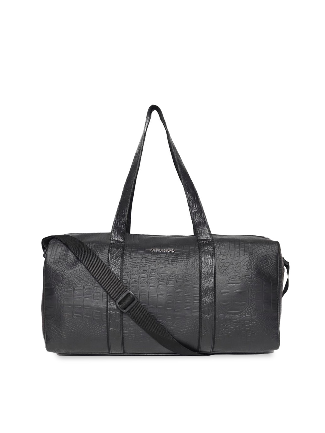 

ASTRID Men Black Textured Duffel Bag