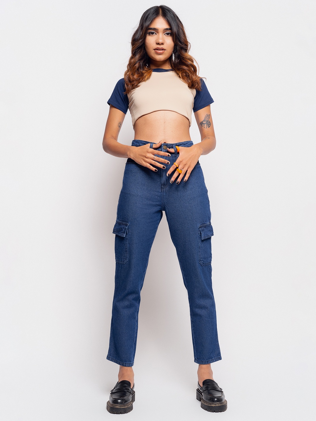 

FREAKINS Women Blue Slim Fit High-Rise Jeans
