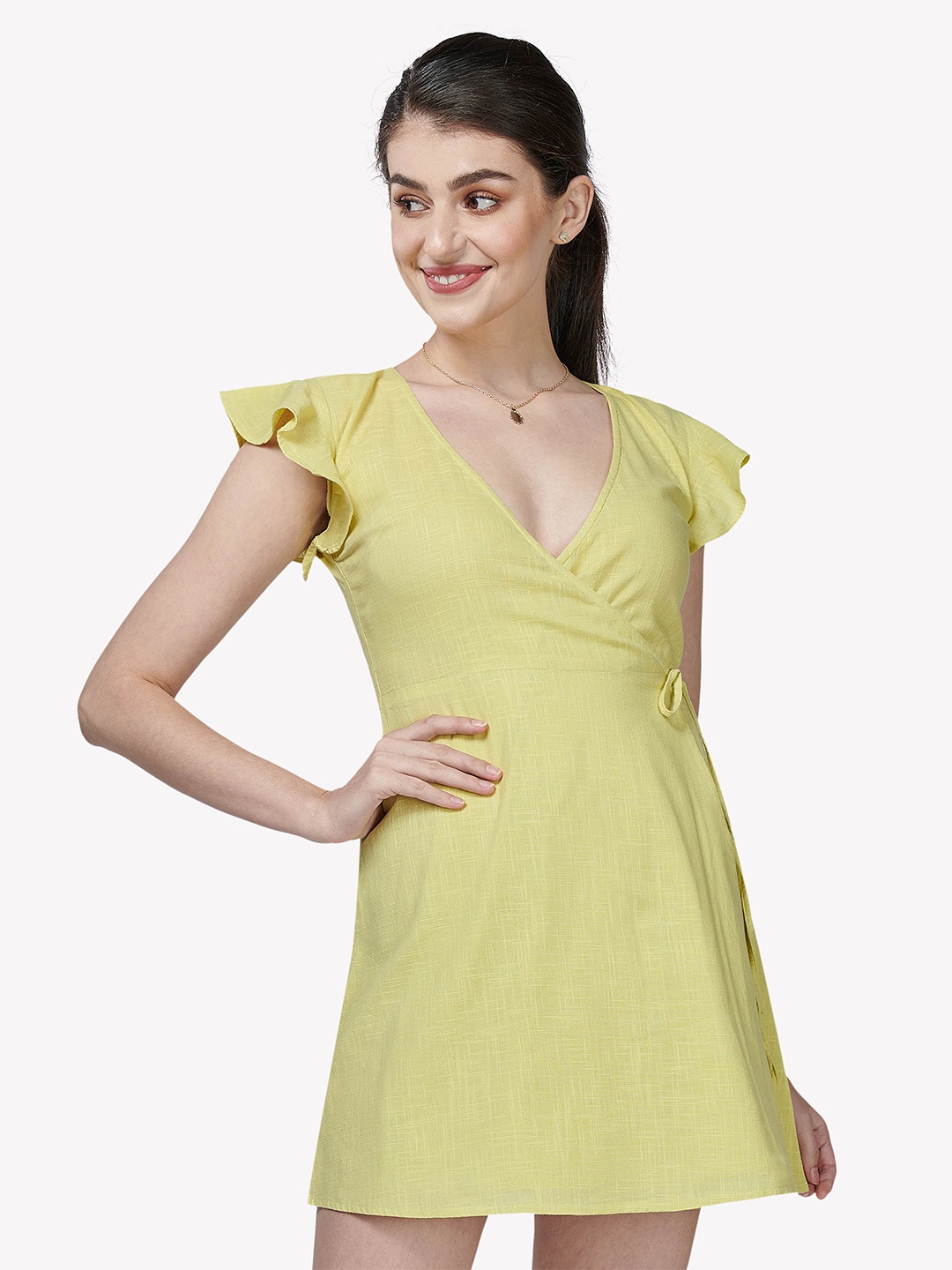 

VASTRADO Yellow Dress