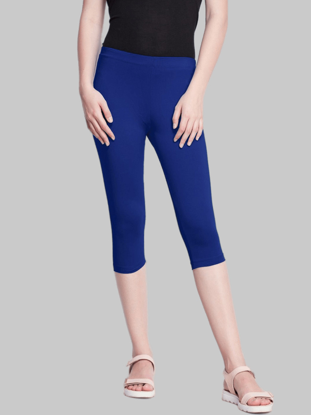 

Dollar Missy Women Blue Solid Capris