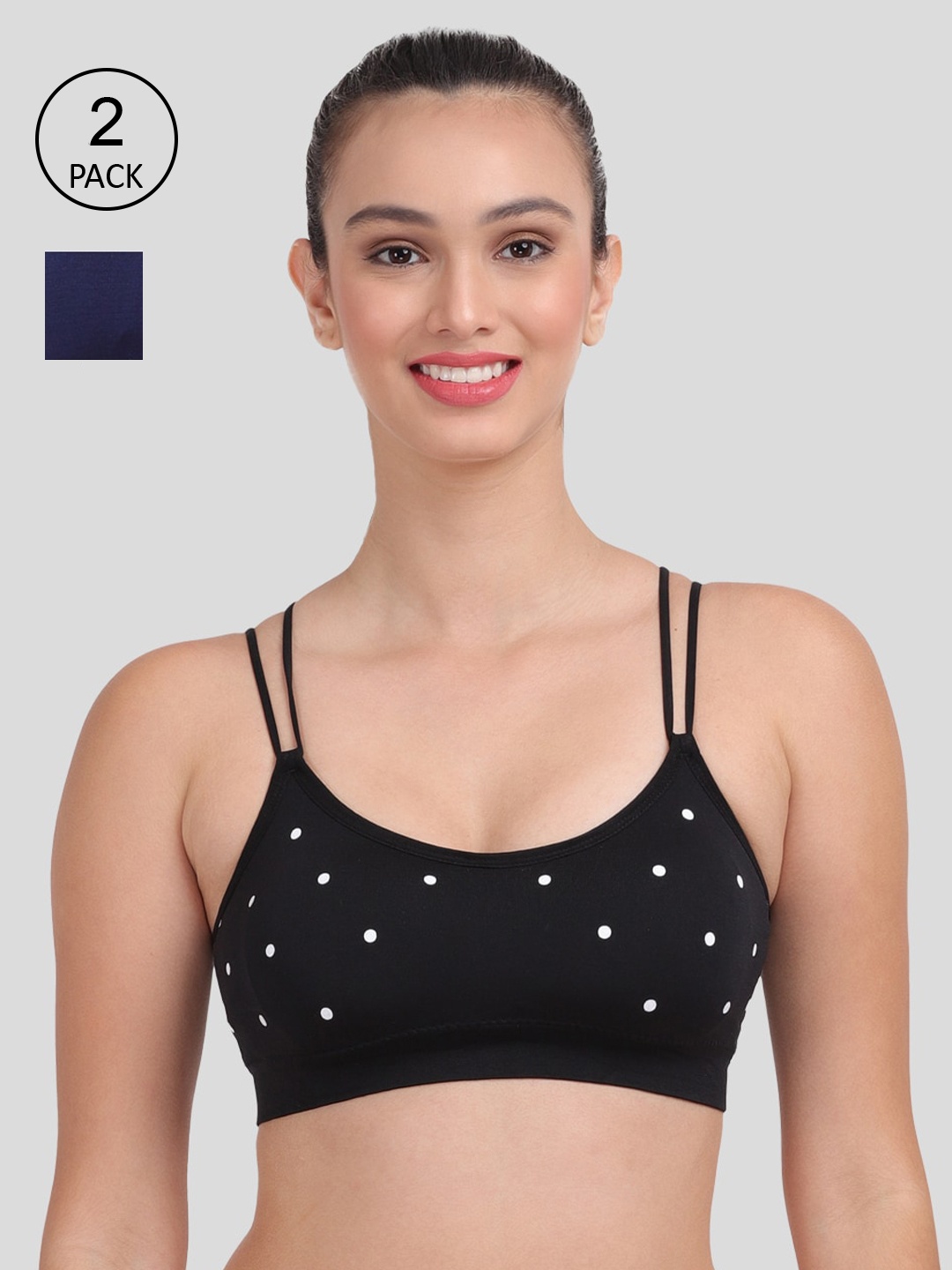

Amour Secret Women Pack of 2 Multi Bra, Blue