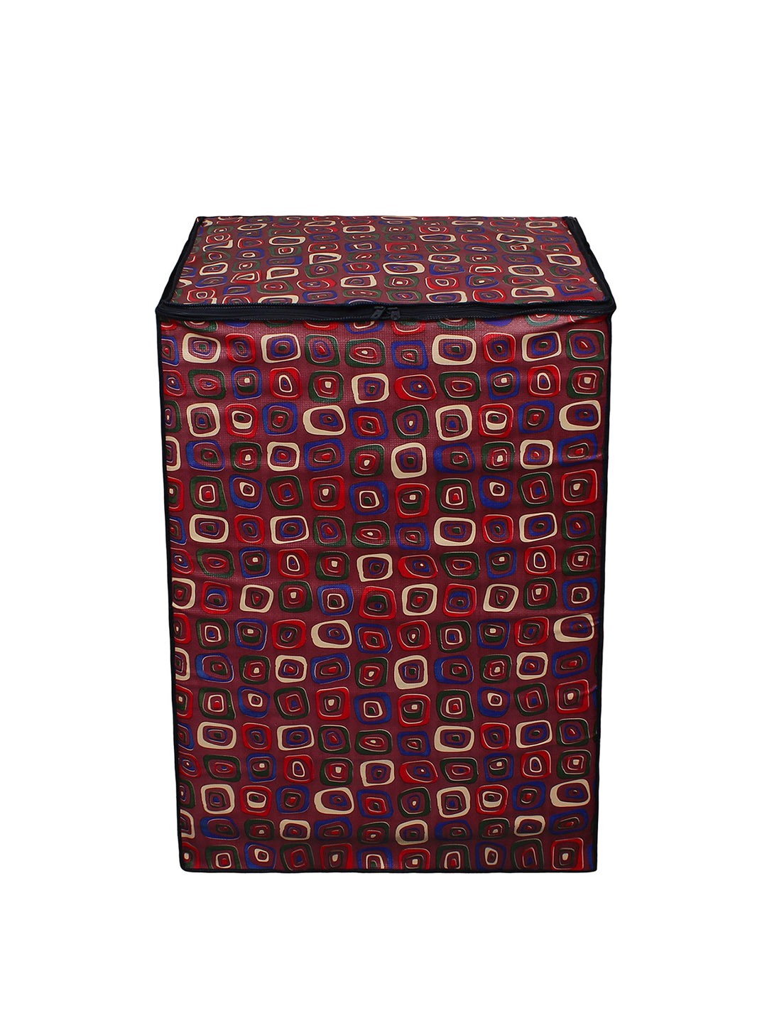 

DREAM CARE Brown Printed Top Load Washing Machine Cover