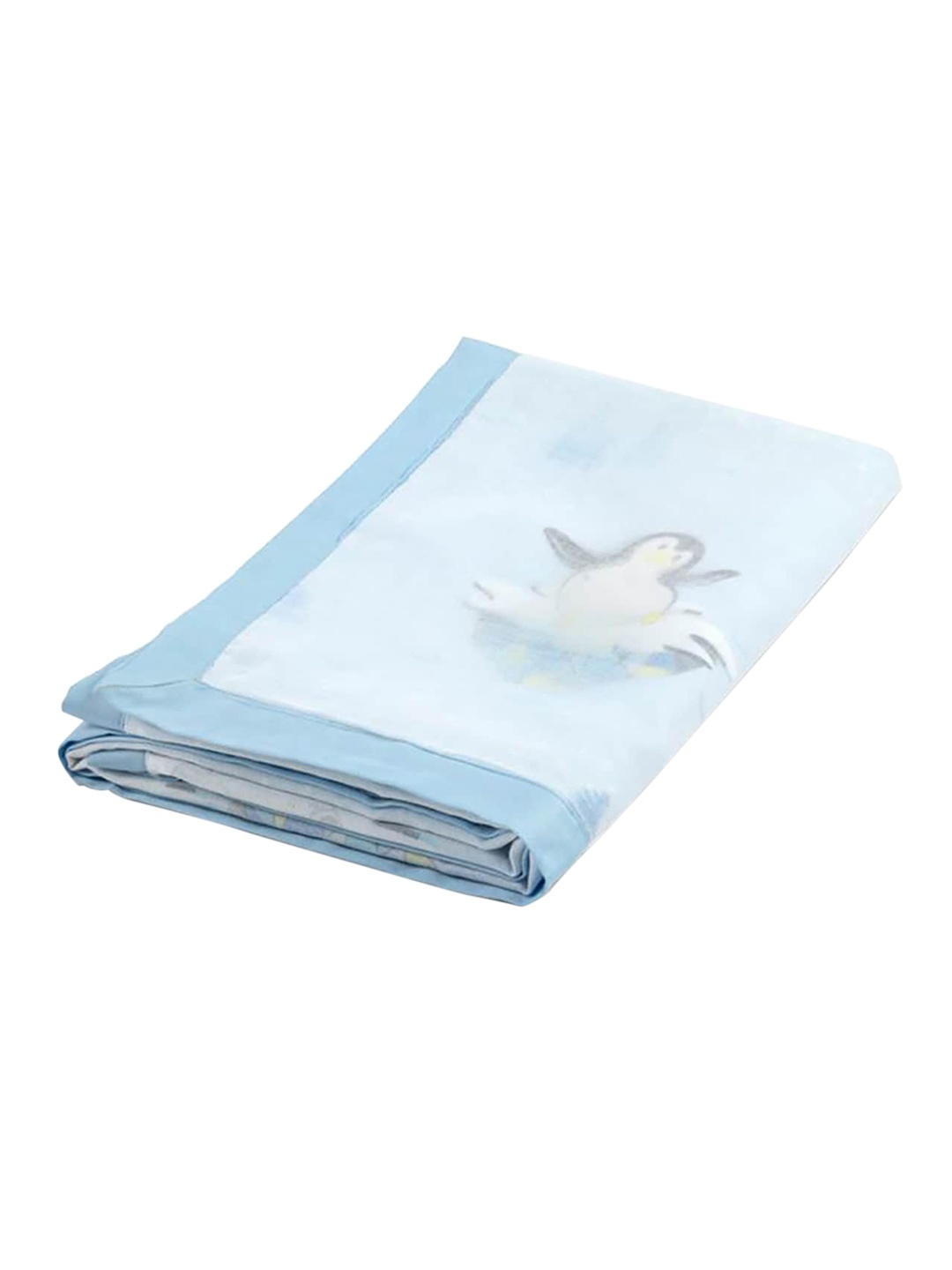 

Fancy Fluff Blue & White Cartoon Characters Summer 150 GSM Cotton Single Bed Dohar