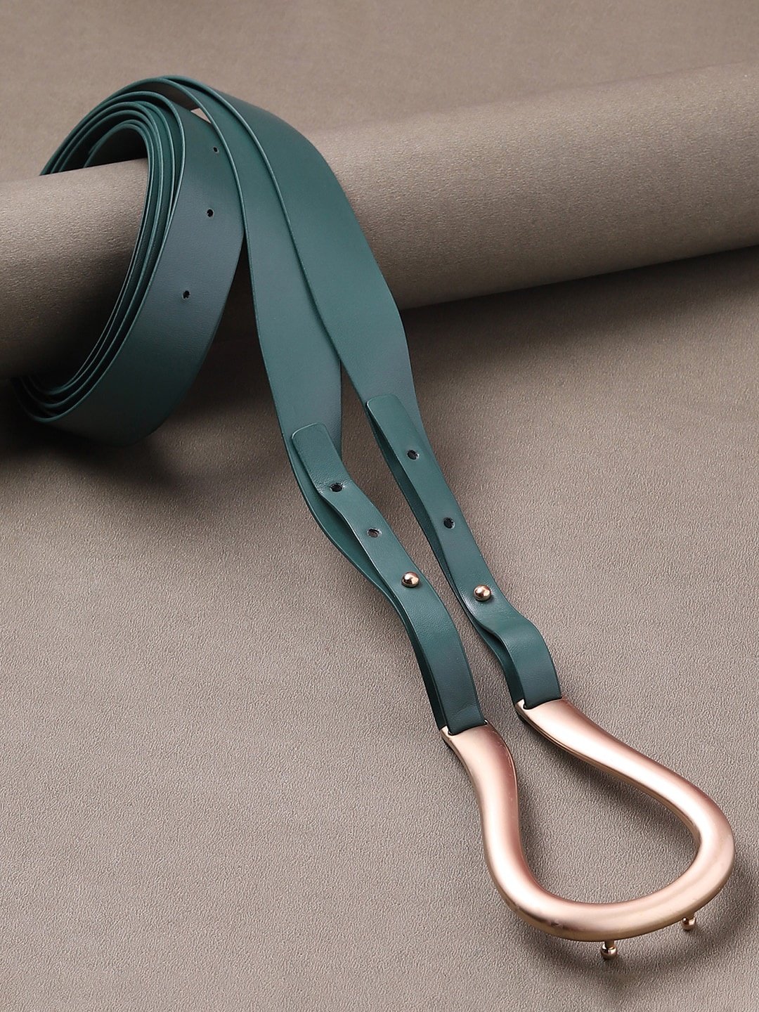 

HAUTE SAUCE by Campus Sutra Women Green PU Belt