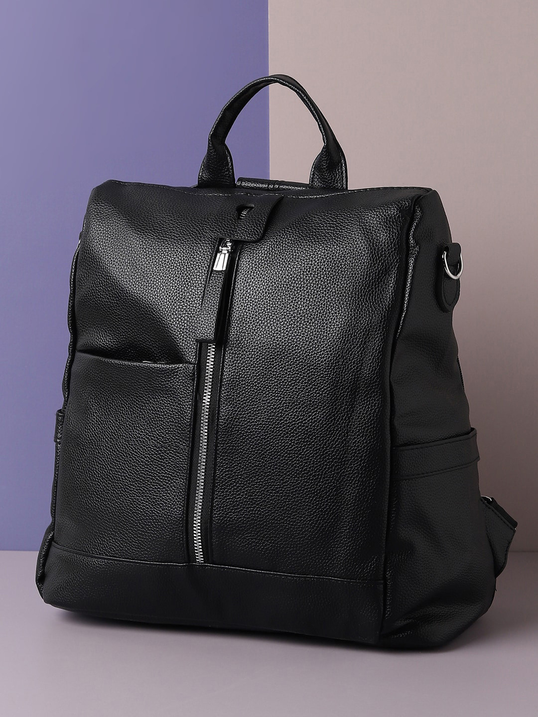 

HAUTE SAUCE by Campus Sutra Women Black Backpack