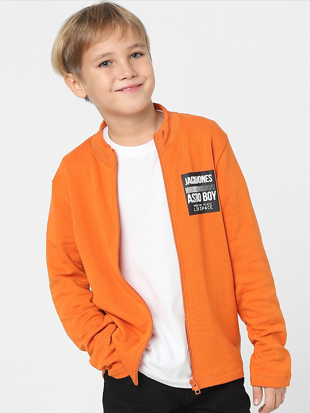 

Jack & Jones Junior Boys Orange Sweatshirt