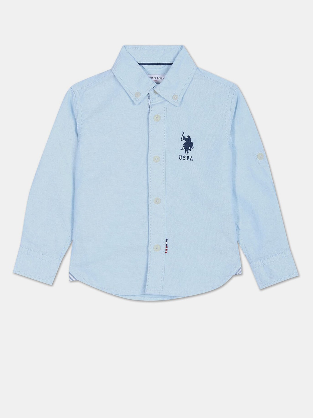 

U S Polo Assn Kids Boys Blue Casual Shirt