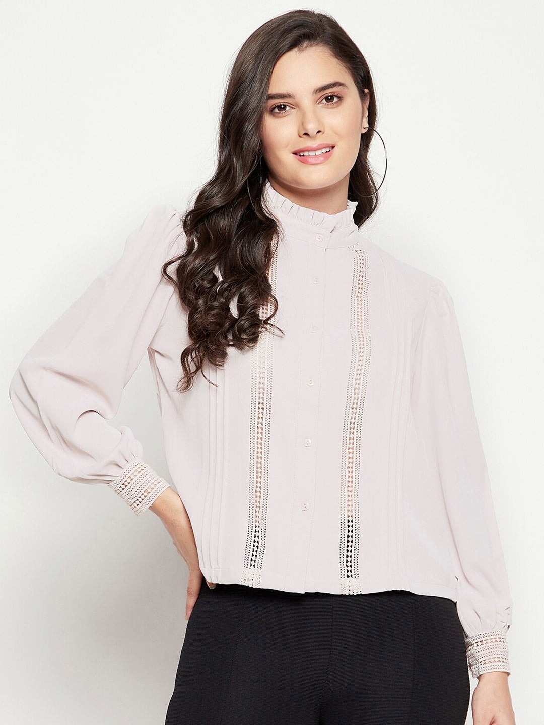 

CAMLA Women Nude-Coloured Casual Shirt