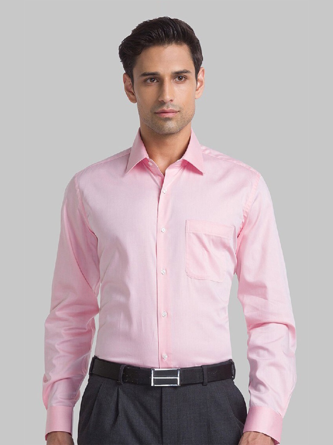 

Raymond Regular Fit Formal Shirt, Pink