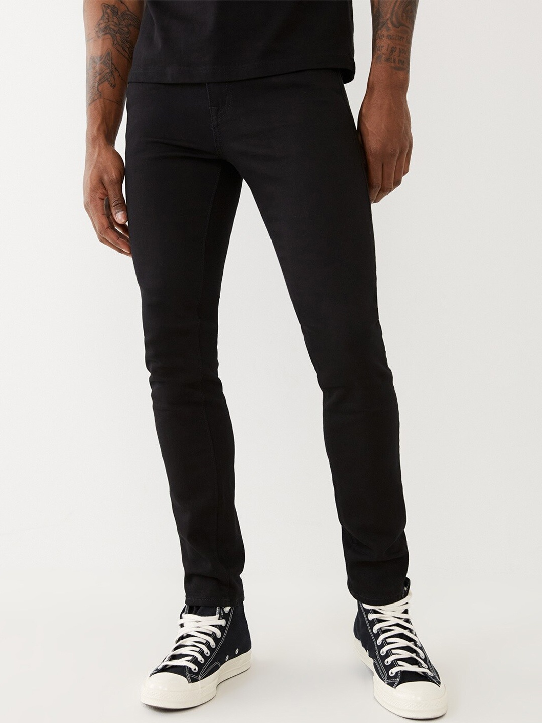 

True Religion Men SN Tony Skinny Fit Jeans, Black