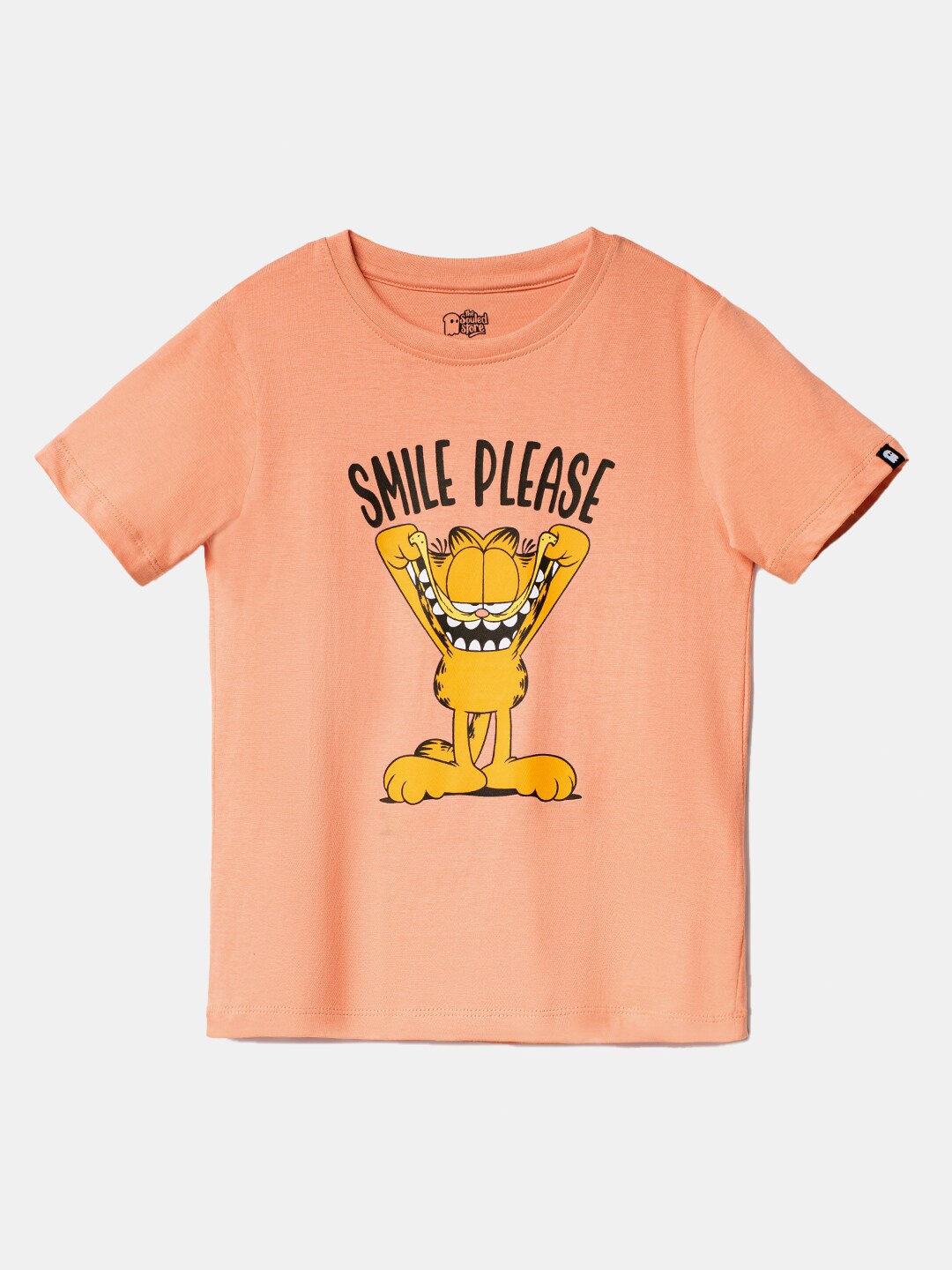

The Souled Store Boys Pink Garfield Printed T-shirt