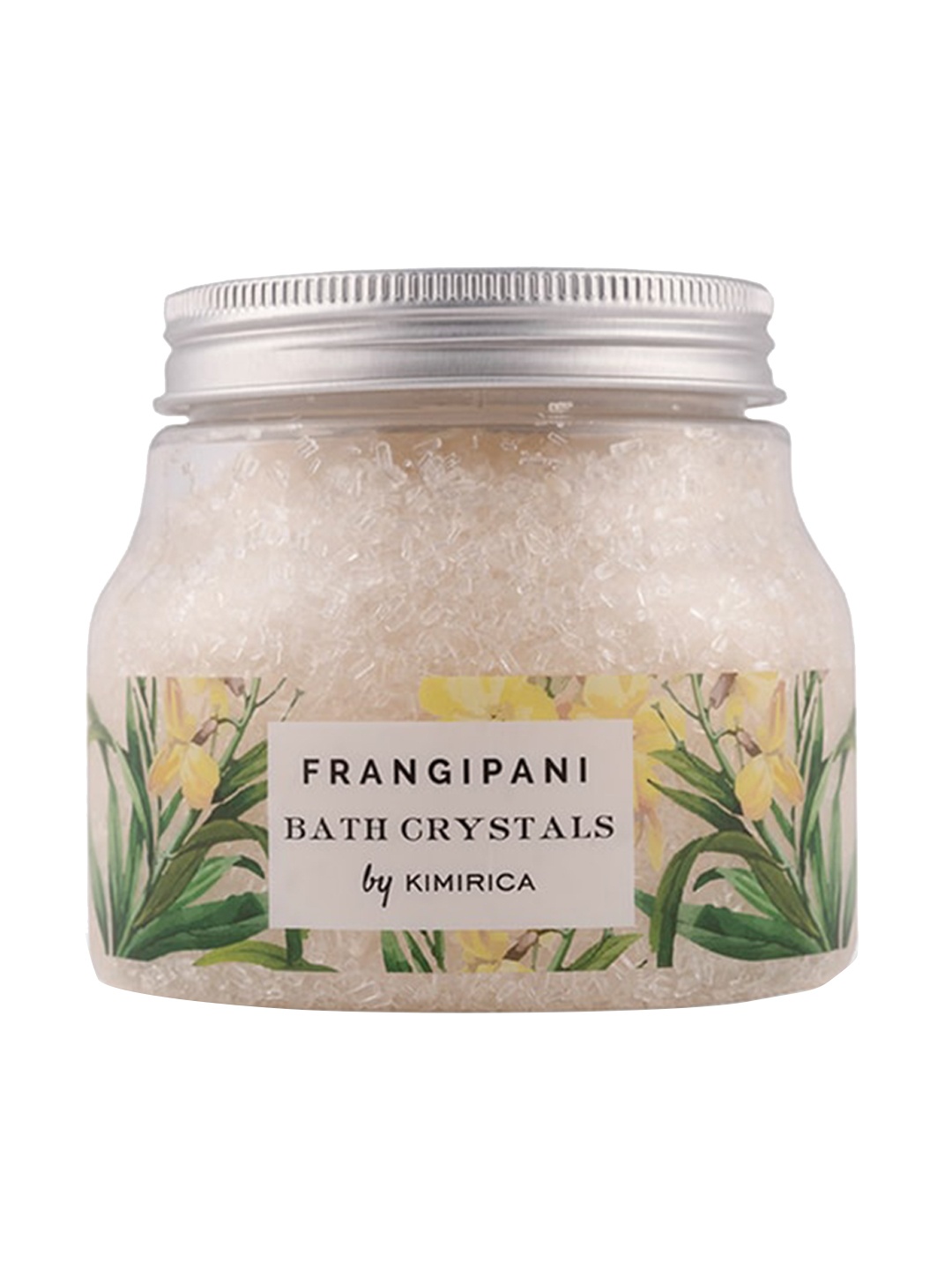 

Kimirica Frangipani Bath Salt for Body Spa with Goodness of Epsom Salt, Green Tea - 300g, White