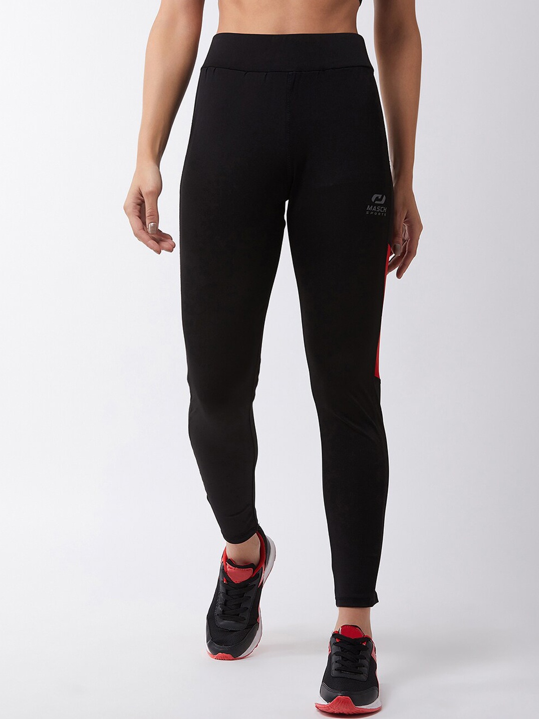 

Masch Sports Women Black Solid Dry Fit Tights