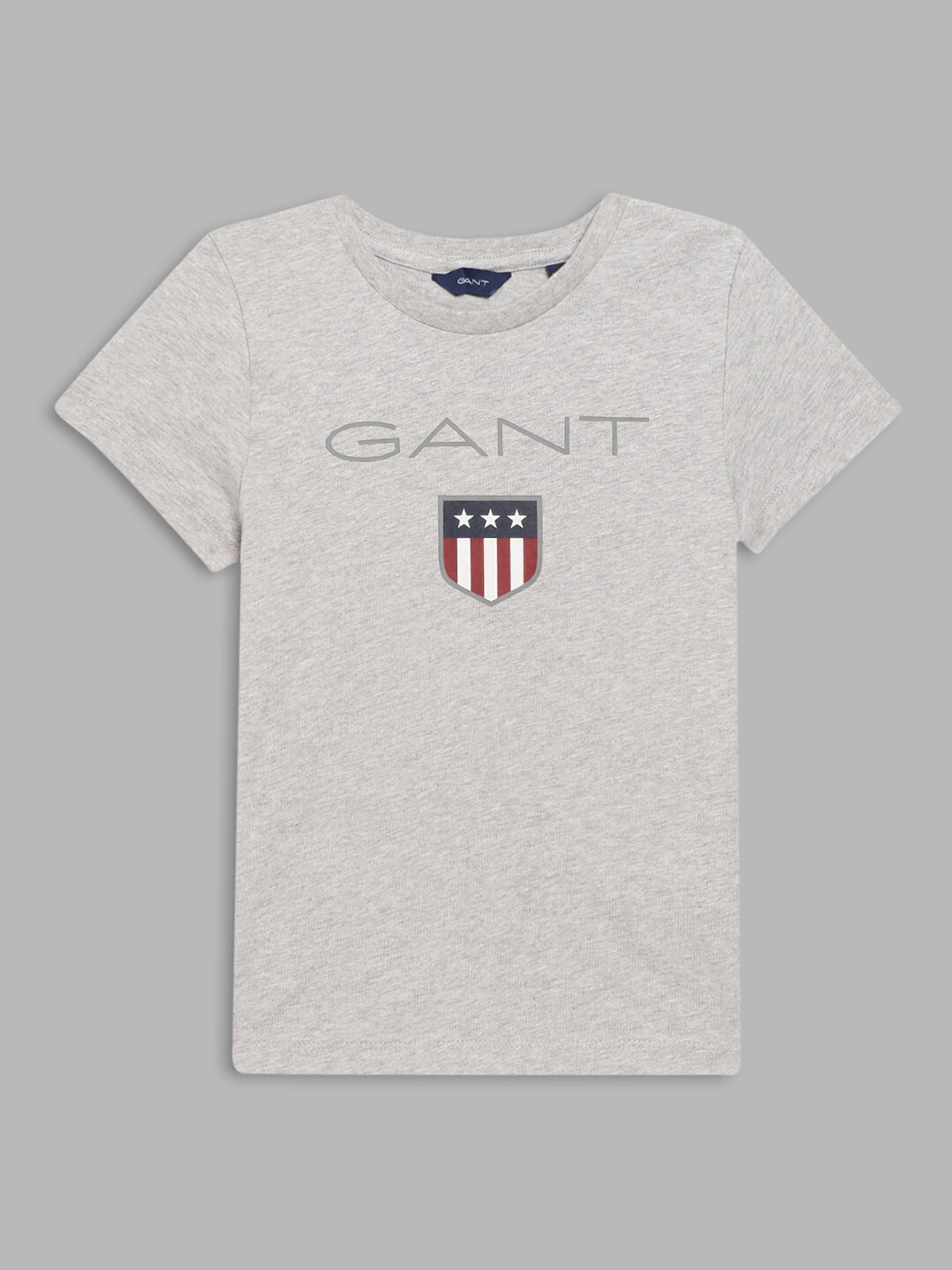 

GANT Boys Grey Typography Cotton T-shirt