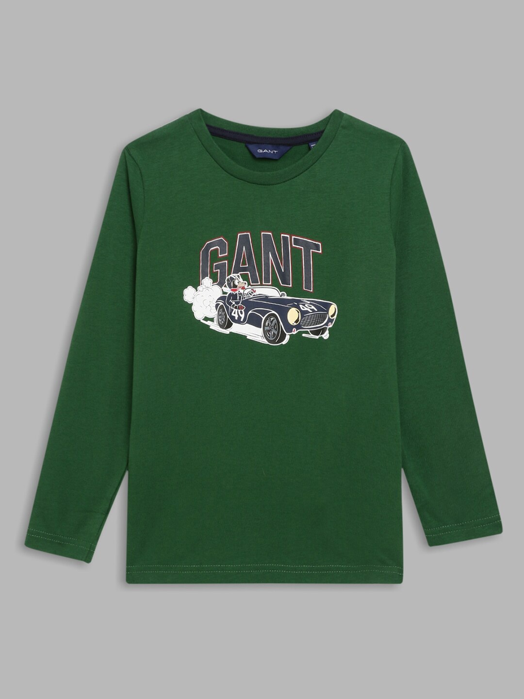 

GANT Boys Grey Typography Printed Cotton T-shirt