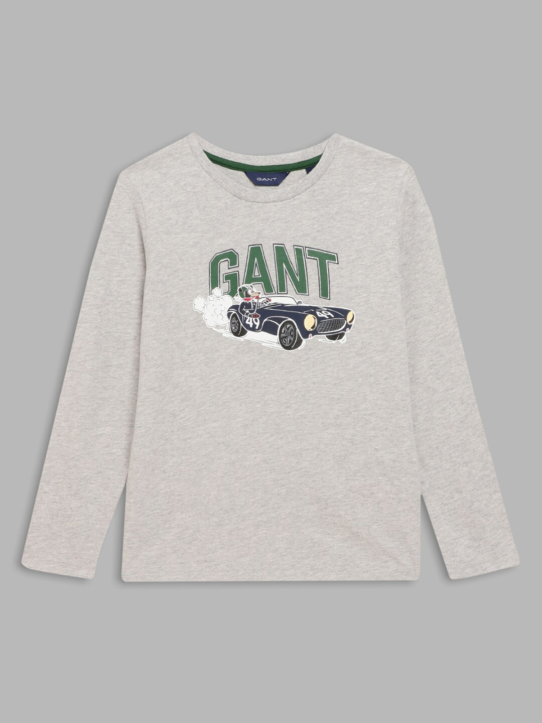 

GANT Boys Grey Typography Printed Cotton T-shirt