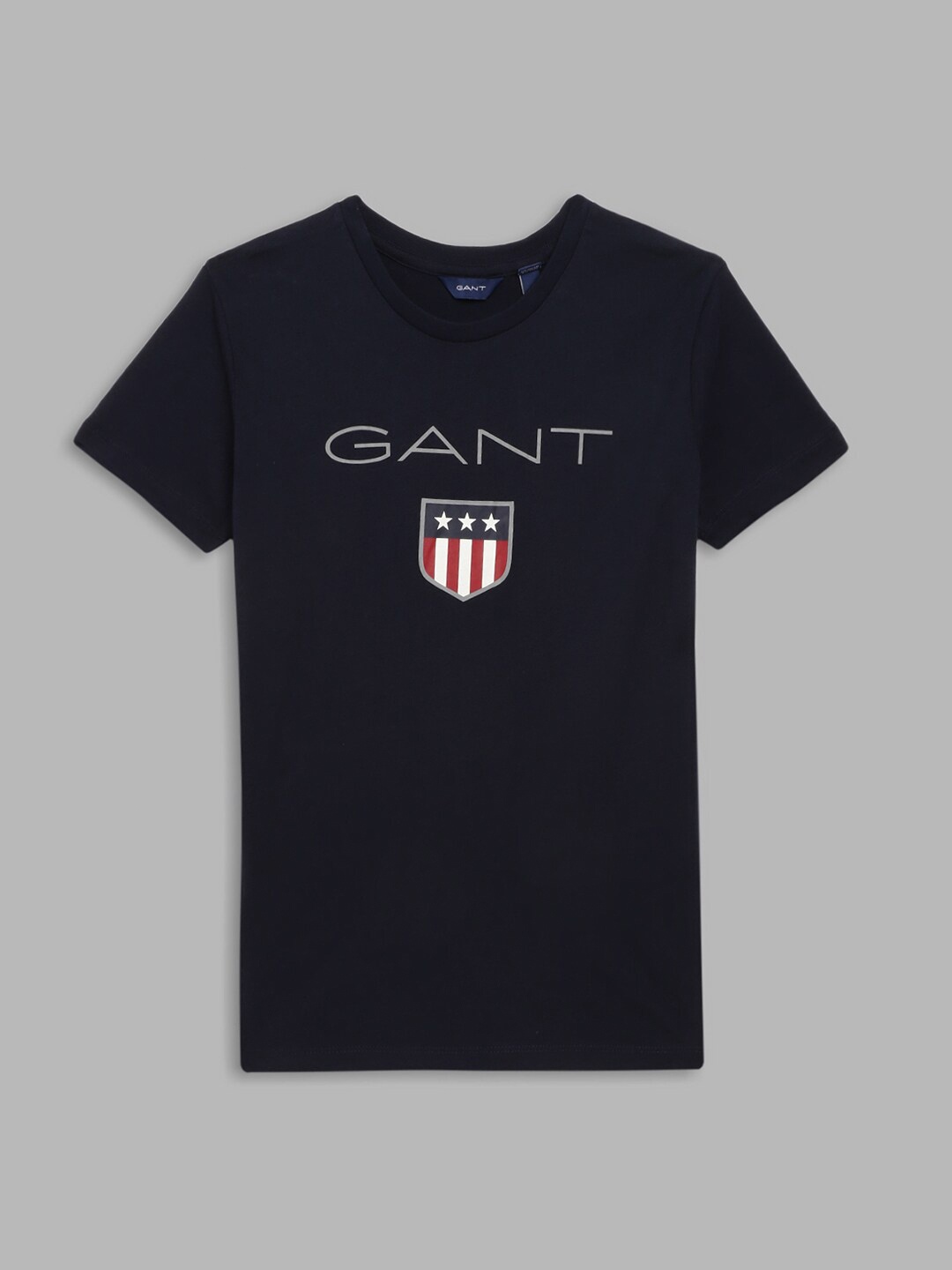 

GANT Boys Blue Typography Printed Cotton T-shirt