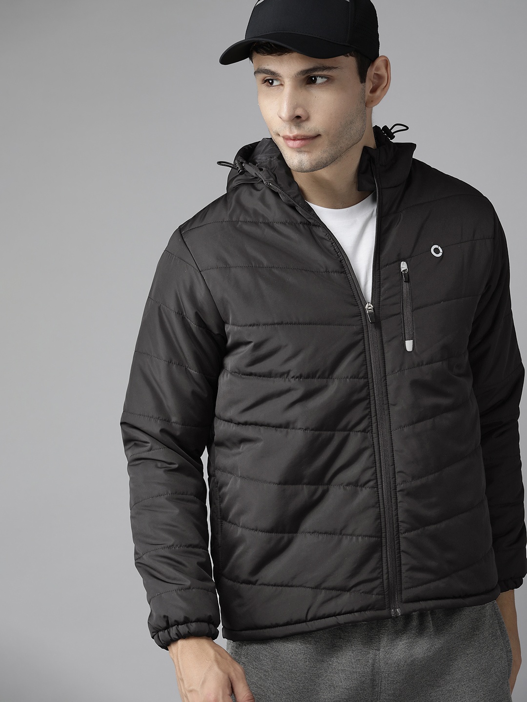 

PROWL by Tiger Shroff Men Black Solid Padded Jacket