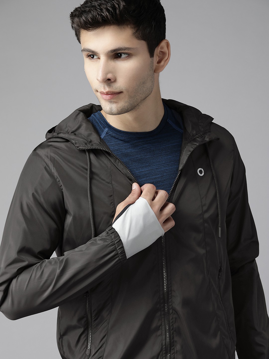 

PROWL by Tiger Shroff Men Black Solid Speed-Dry Technology Bomber Jacket