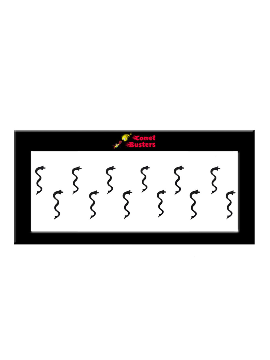 

Comet Busters Black Set Of 12 Bindi Sindoor
