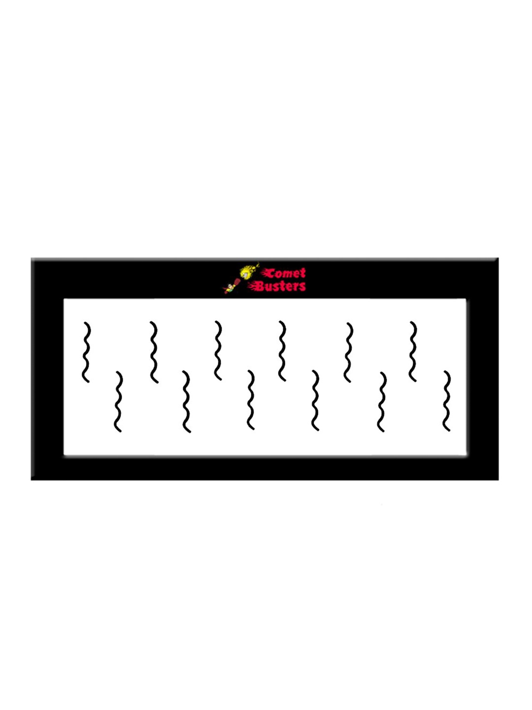 

Comet Busters Black Set Of 12 Bindi Sindoor