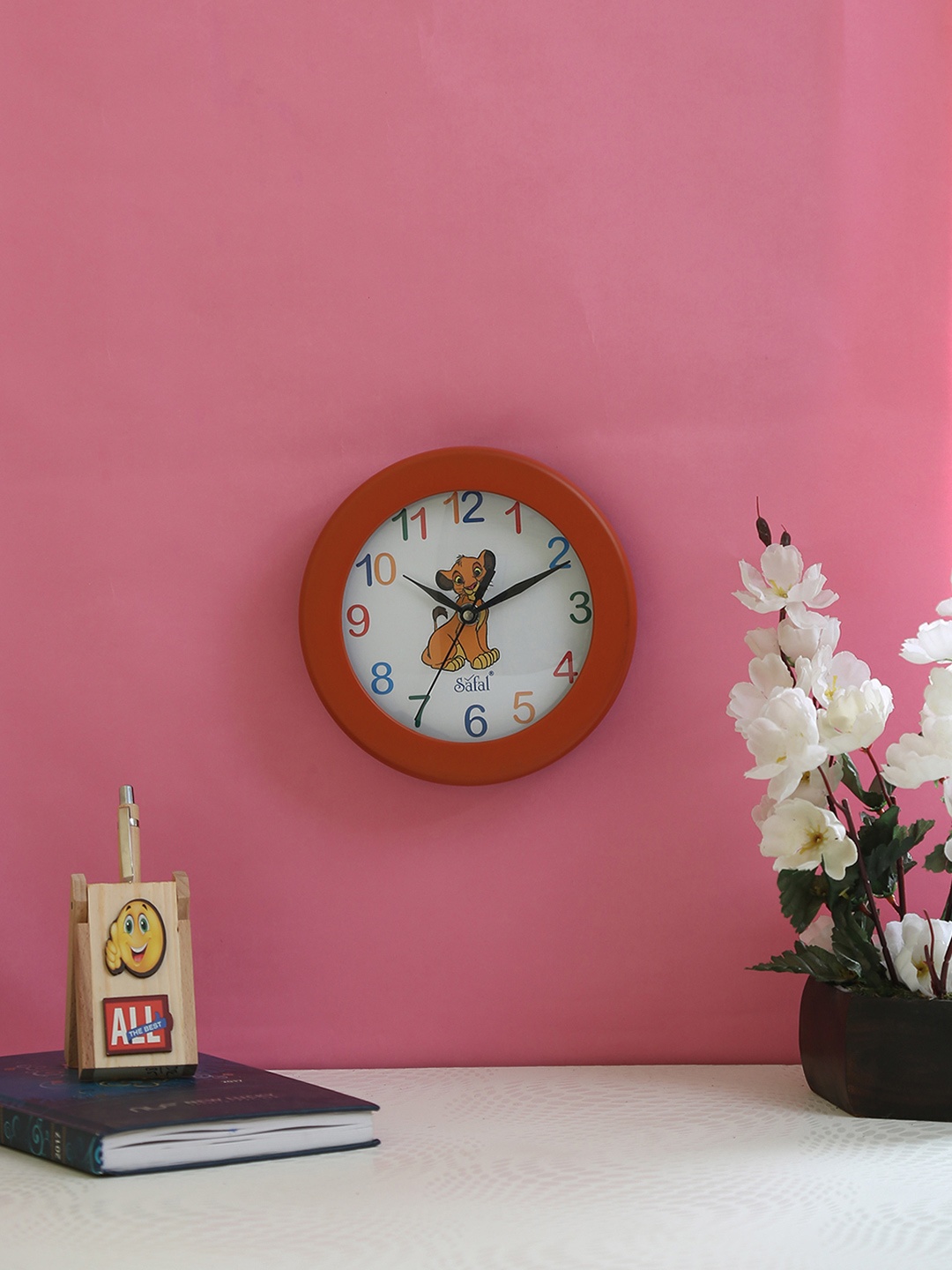 

Safal White Dial Wooden 17 cm Analogue Wall Clock