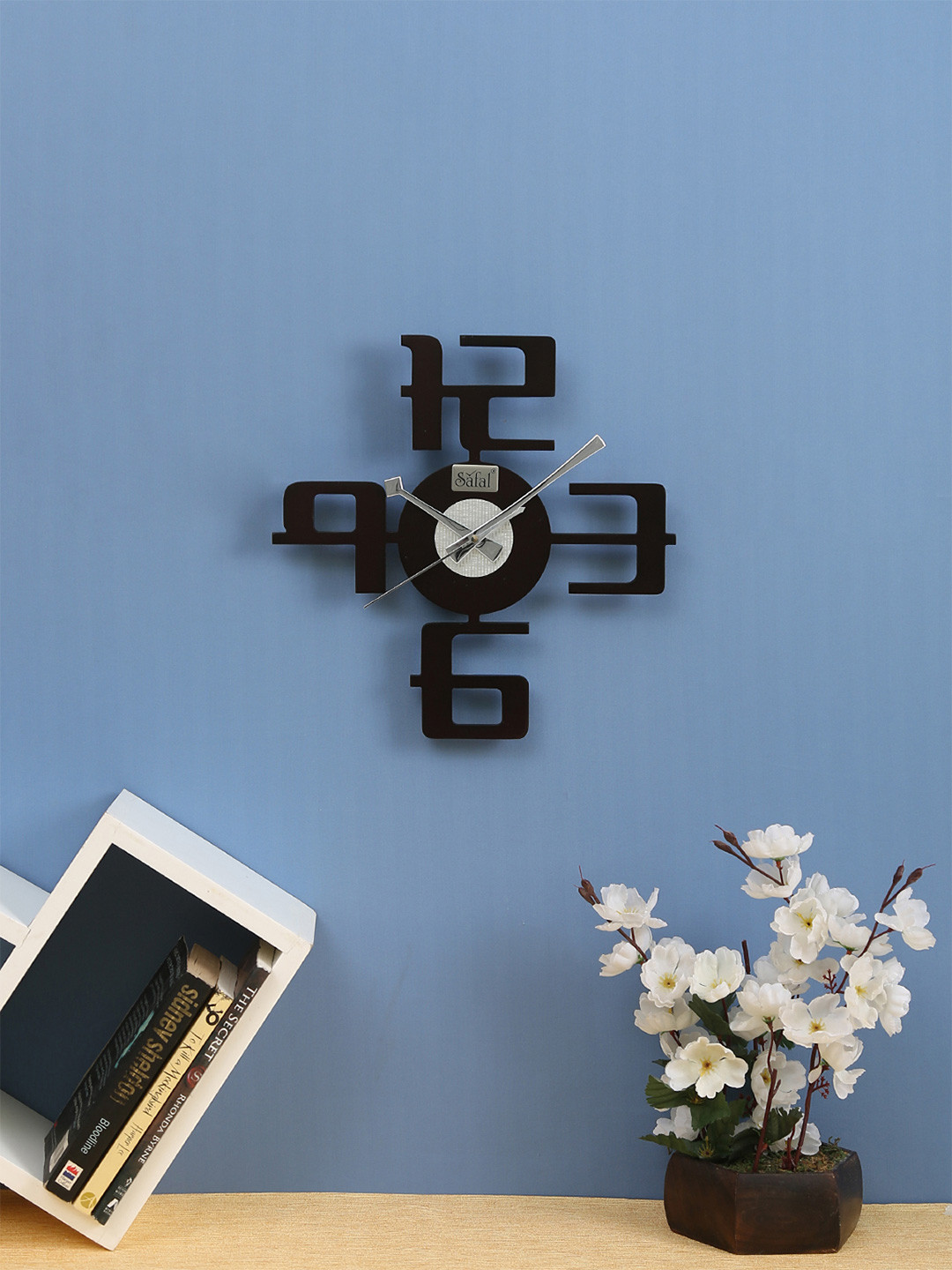 

Safal Black Asymmetric Analogue Wall Clock