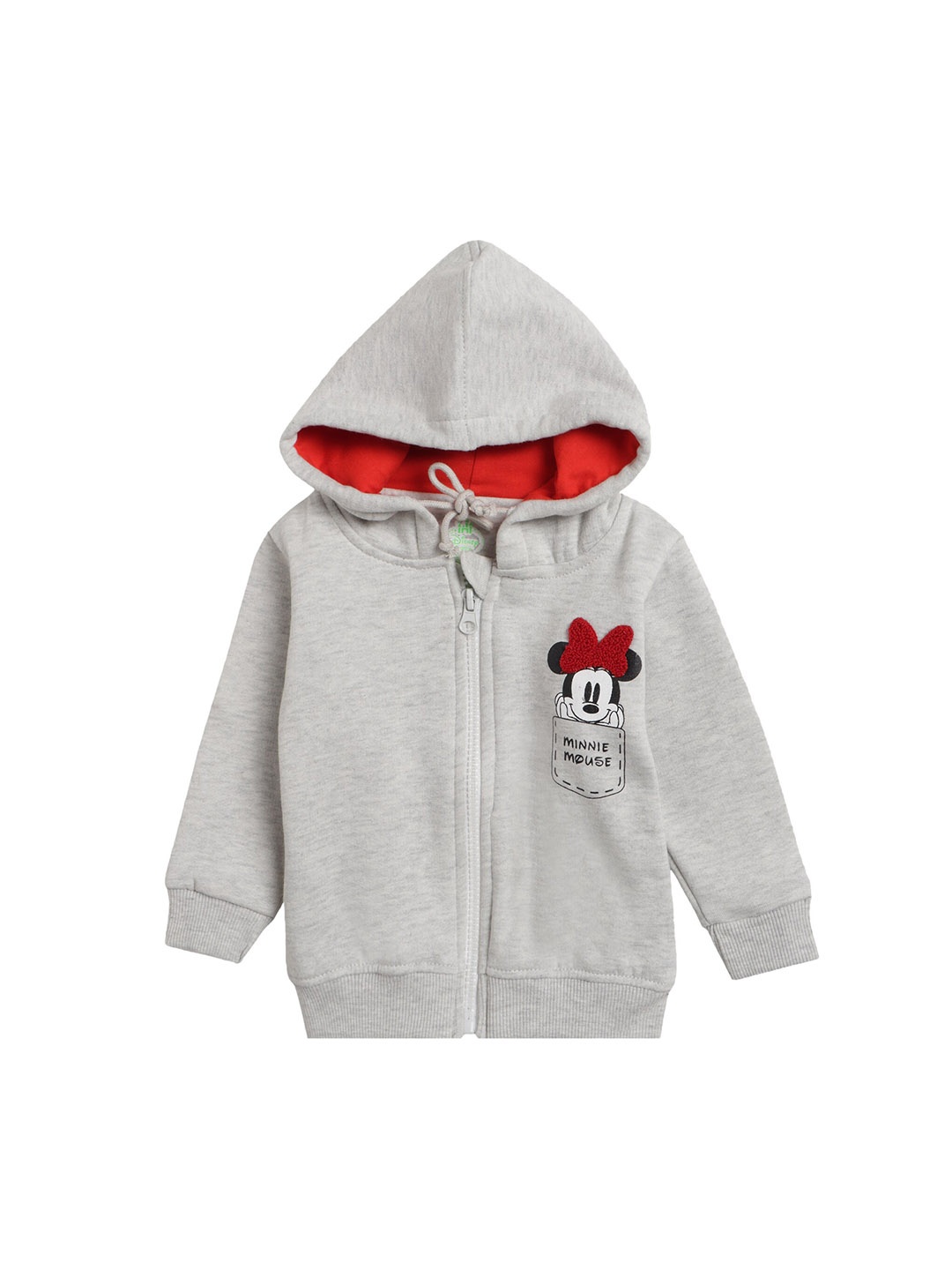 

Bodycare Kids Girls Printed Minnie Mouse Lightweight Tailored Jacket, Grey