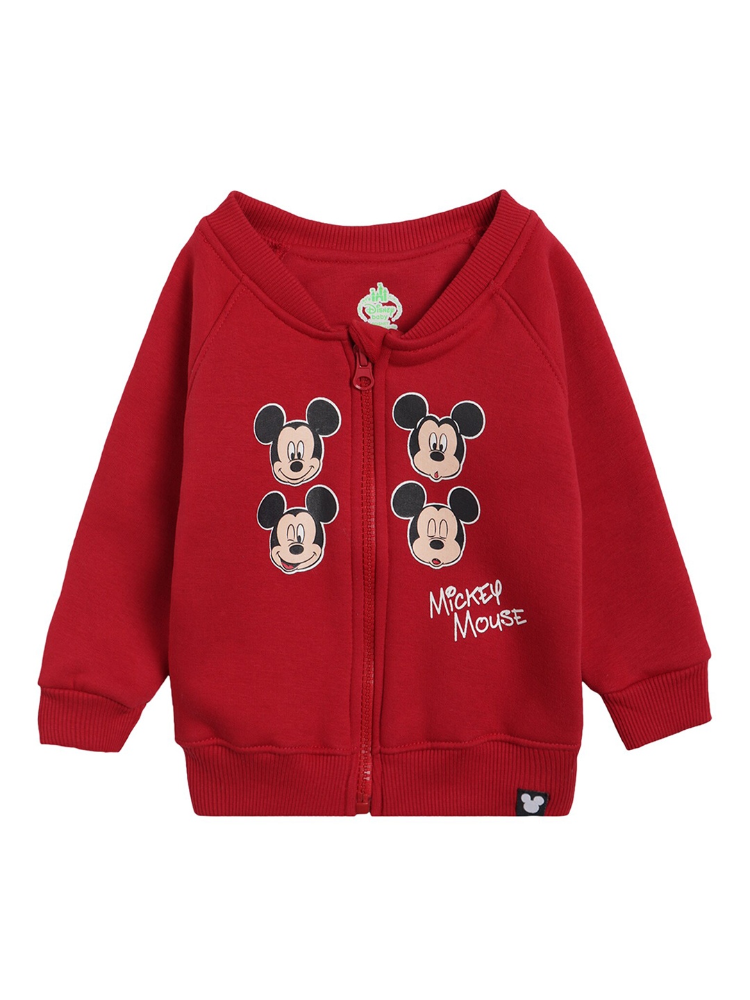 

Bodycare Kids Boys Maroon Mickey Mouse Printed Lightweight Tailored Jacket