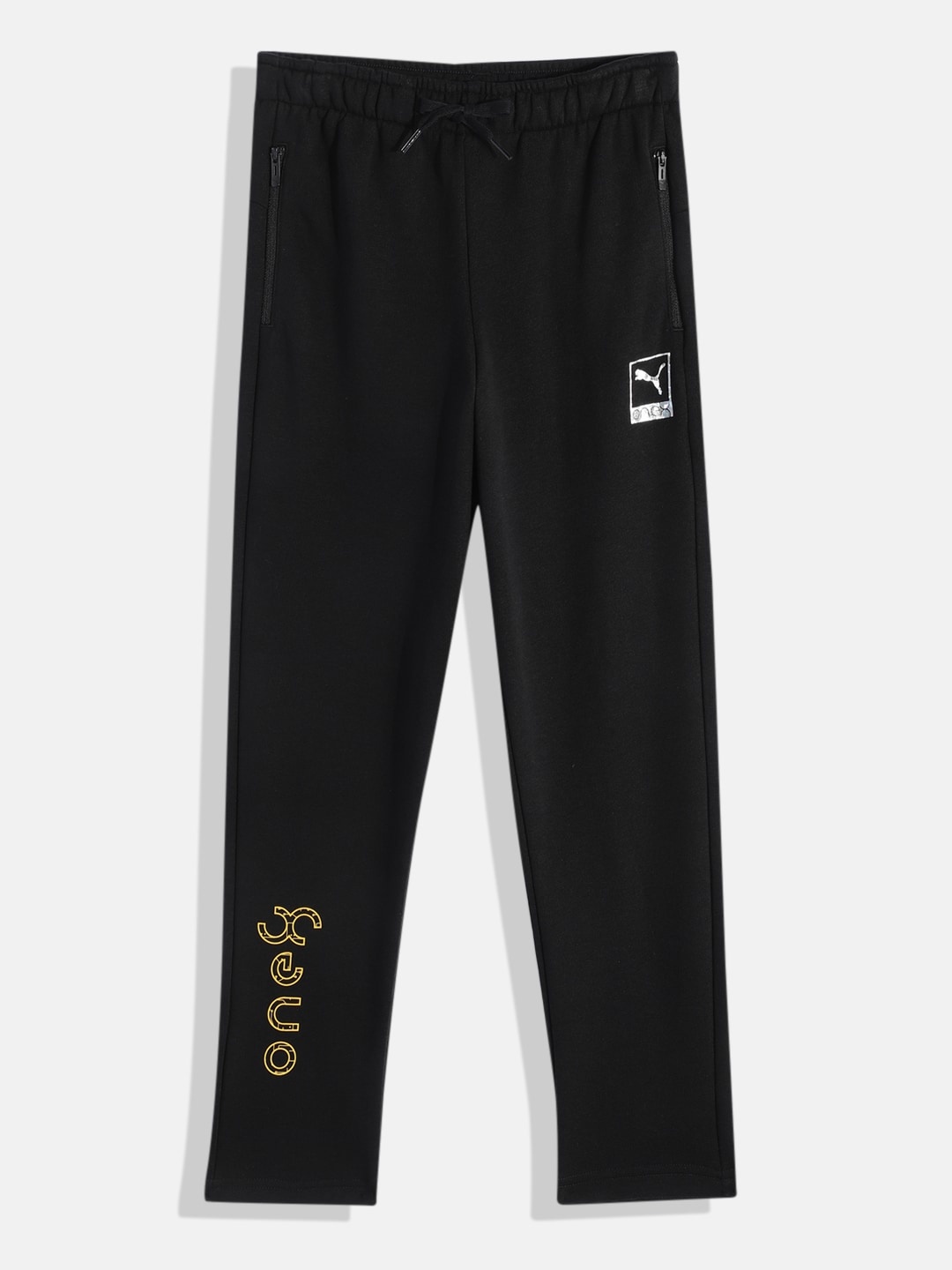 

one8 X PUMA Boys Regular Fit VK Printed Track Pants, Black