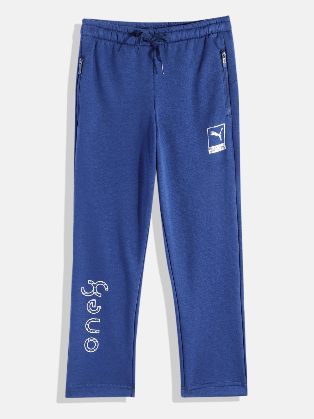 

one8 x PUMA Boys VK Logo Regular Fit Track Pants, Blue
