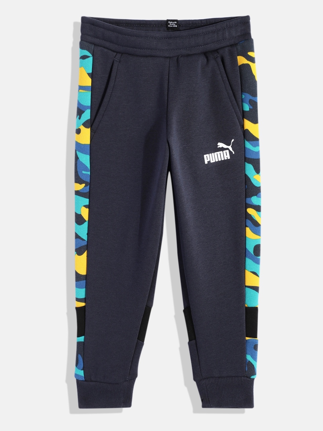 

Puma Boys Navy Blue Solid Joggers