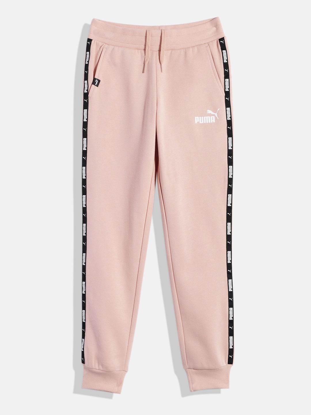 

Puma Girls Regular Fit Solid Joggers, Pink