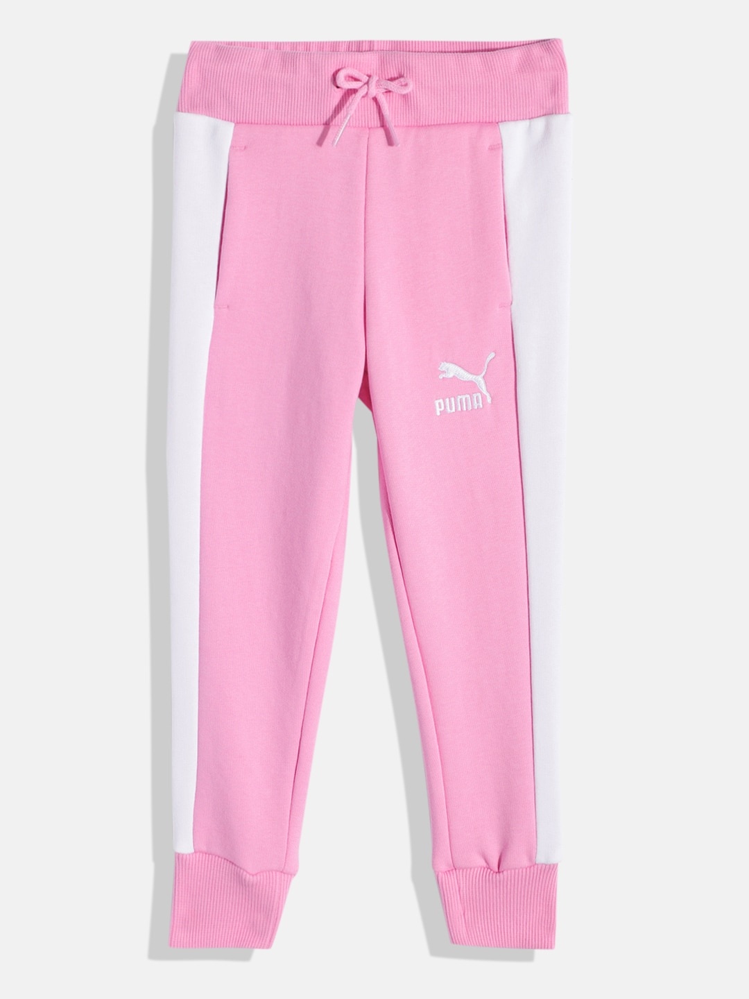 

Puma Girls Pink & White Colourblocked Joggers