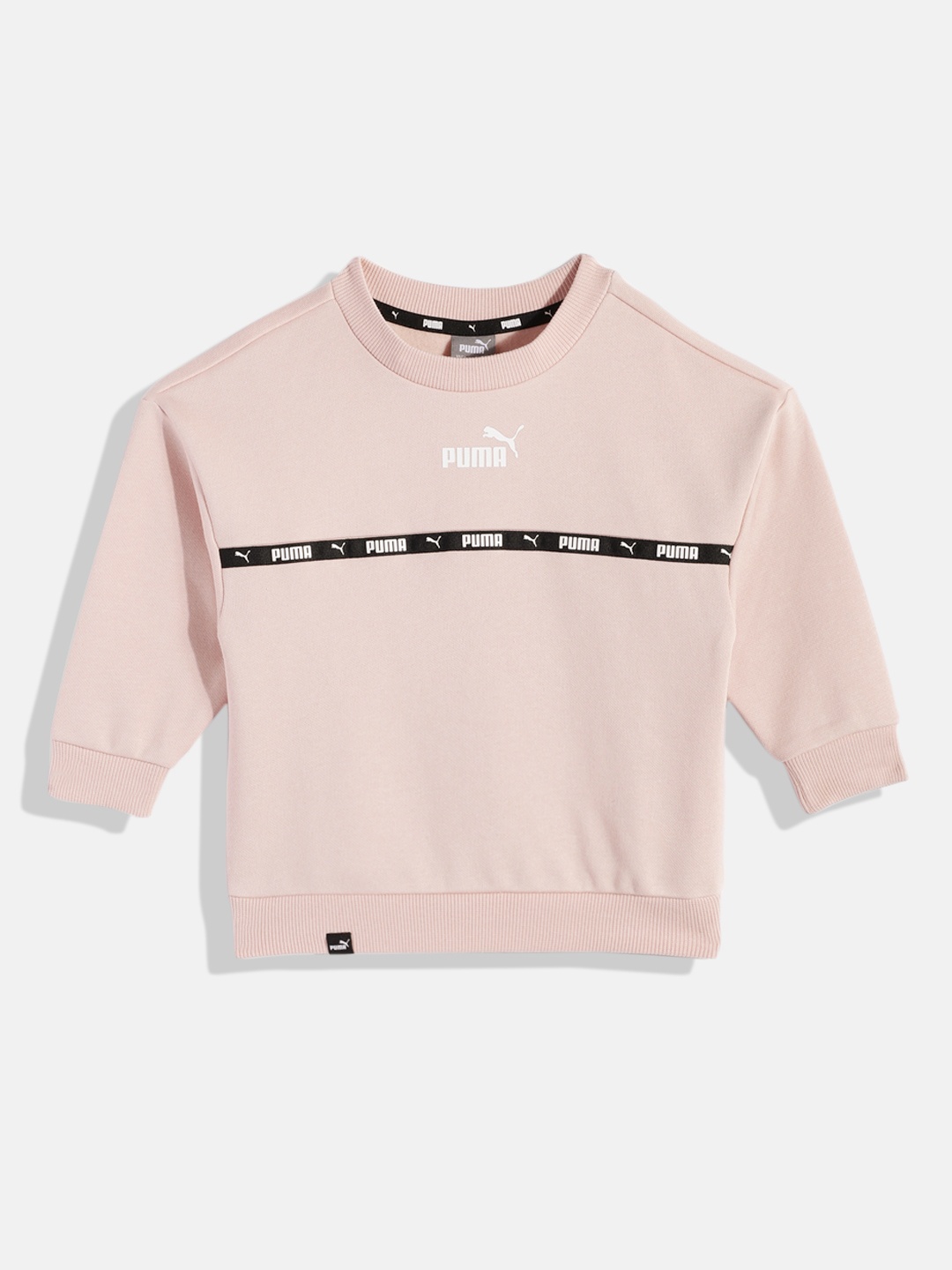 

Puma Girls Pink Power Tape Sweatshirt