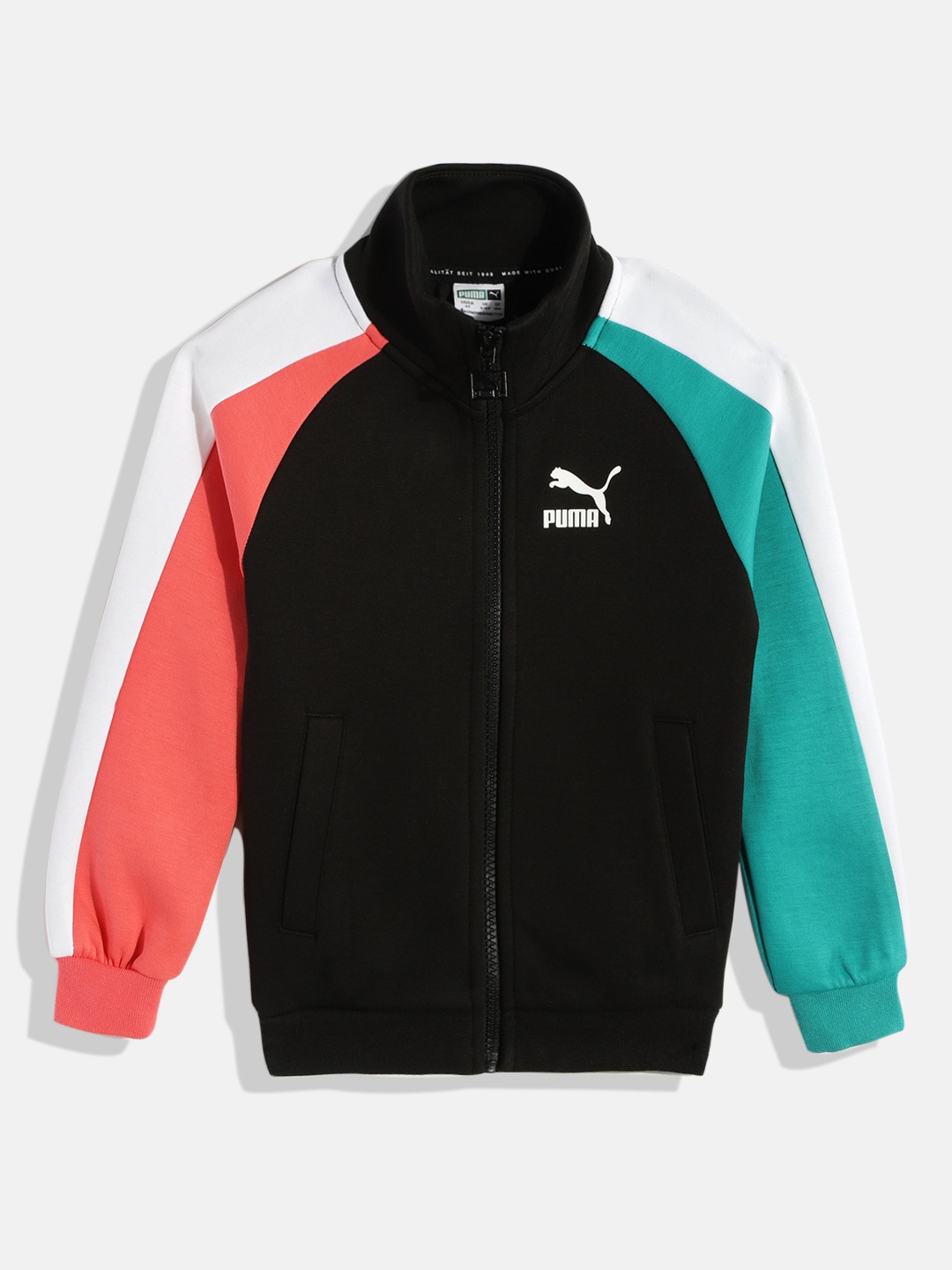 

Puma Boys Black Solid Outdoor Bomber Jacket