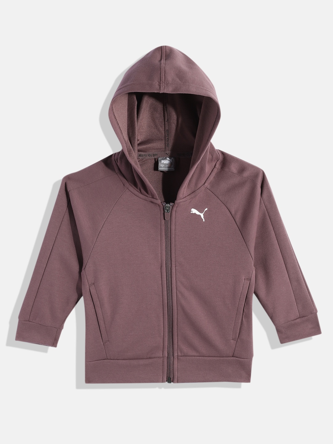 

Puma Girls Purple Modern Sports Full-Zip Hoodie Youth Jacket