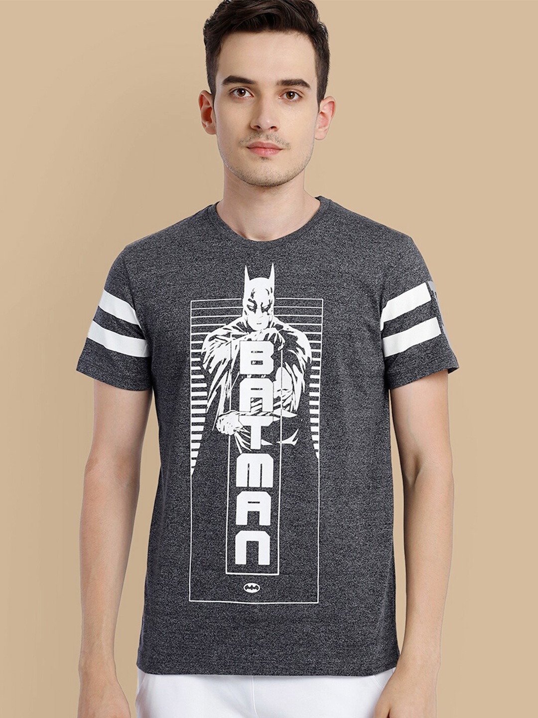 

Free Authority Men Black Batman Printed Tshirts