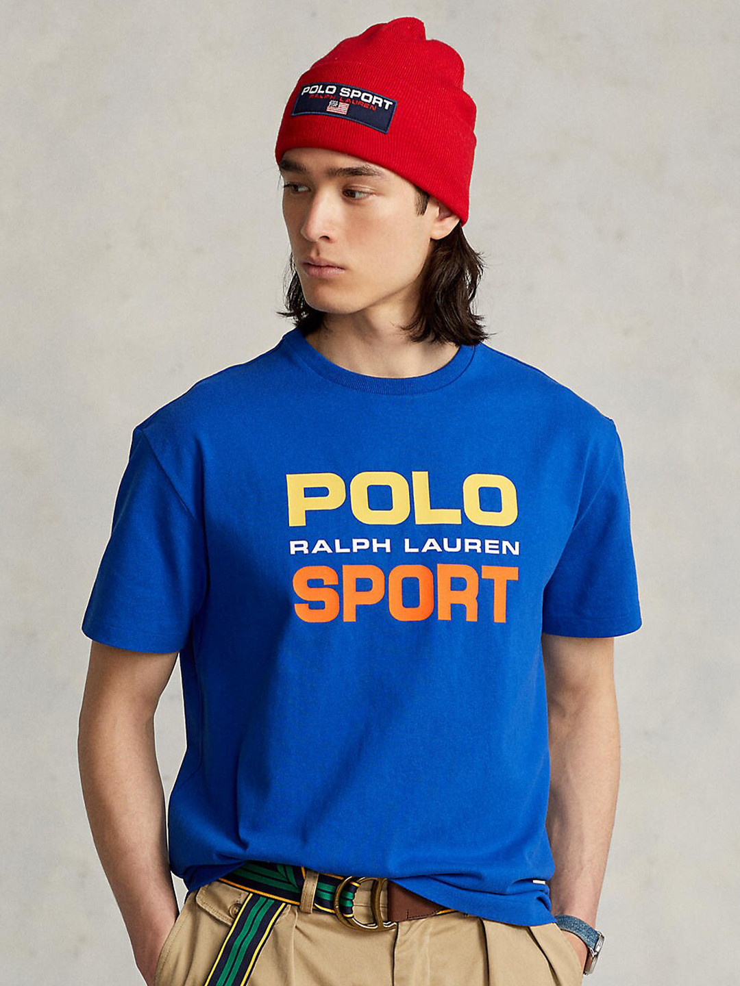 

Polo Ralph Lauren Men Blue Typography Printed Pure Cotton T shirts